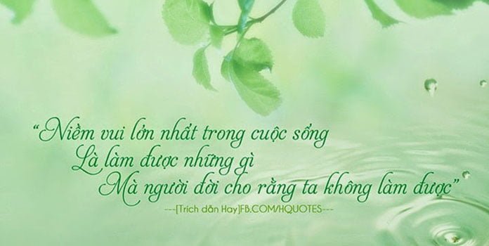 Những câu nói hay về cuộc sống