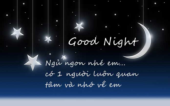Chúc người yêu ngủ ngon