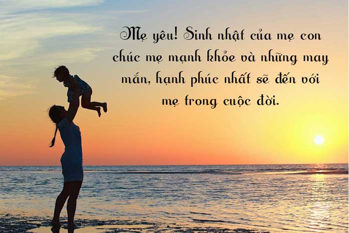 Lời chúc mừng sinh nhật mẹ