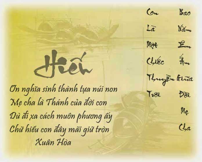 Những bài thơ hay về mẹ