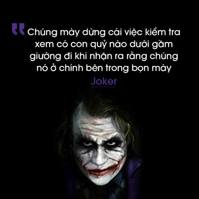 Những câu nói hay của joker