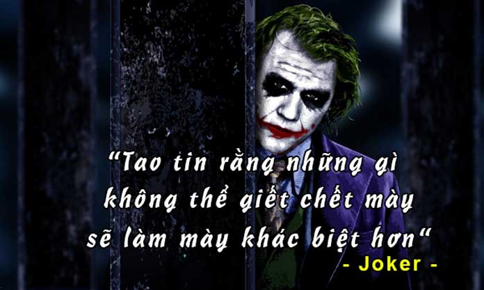 Những câu nói hay của joker