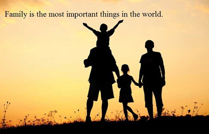 Những câu nói hay về gia đình bằng tiếng Anh