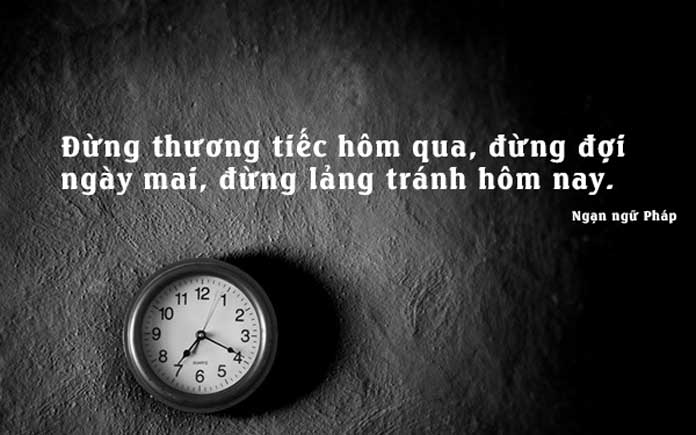 Những câu nói hay về thời gian