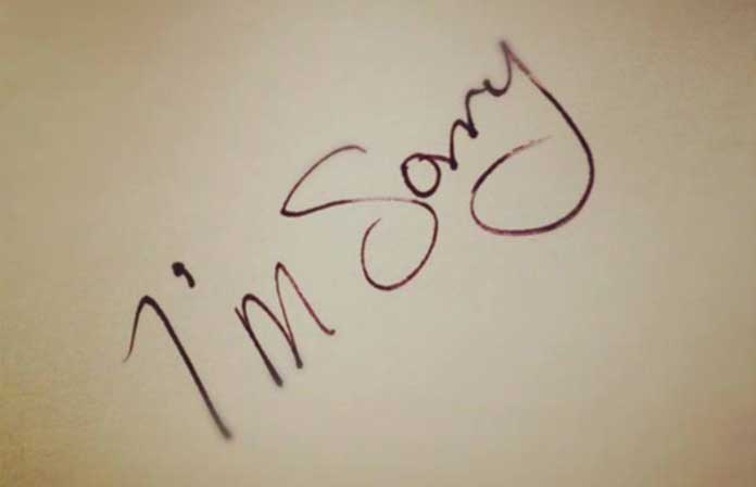 Những câu xin lỗi hay