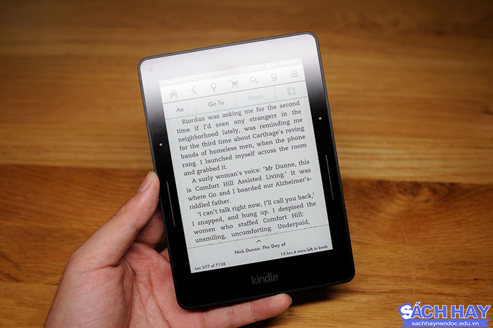 Máy đọc sách tinh tế Kindle Voyage Máy đọc sách tinh tế Kindle Voyage